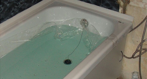 Установкой акрилового вкладыша | Пикалево